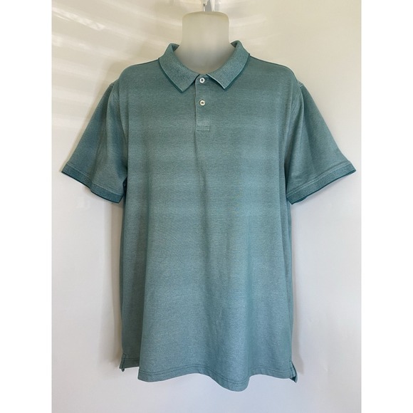 Member's Mark Men's XL Stretch Cotton Pique Polos Blue and Green Lot Of 2 NWOT - Picture 14 of 16